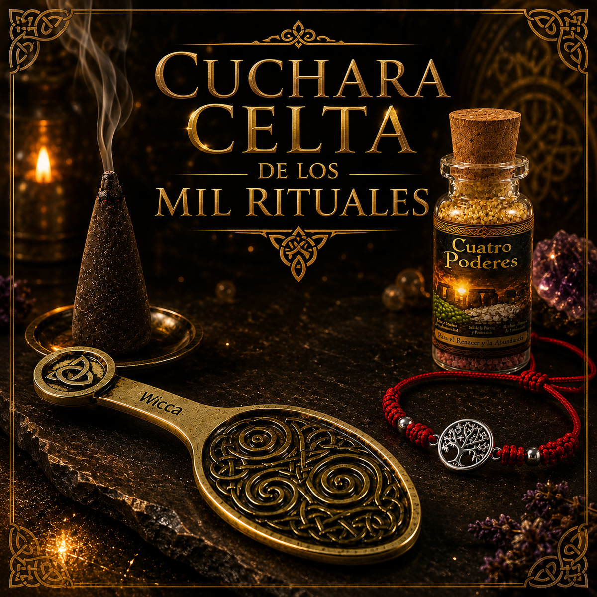 Cuchara Celta de los Mil Rituales | Abundancia, Protección y Magia Ritual