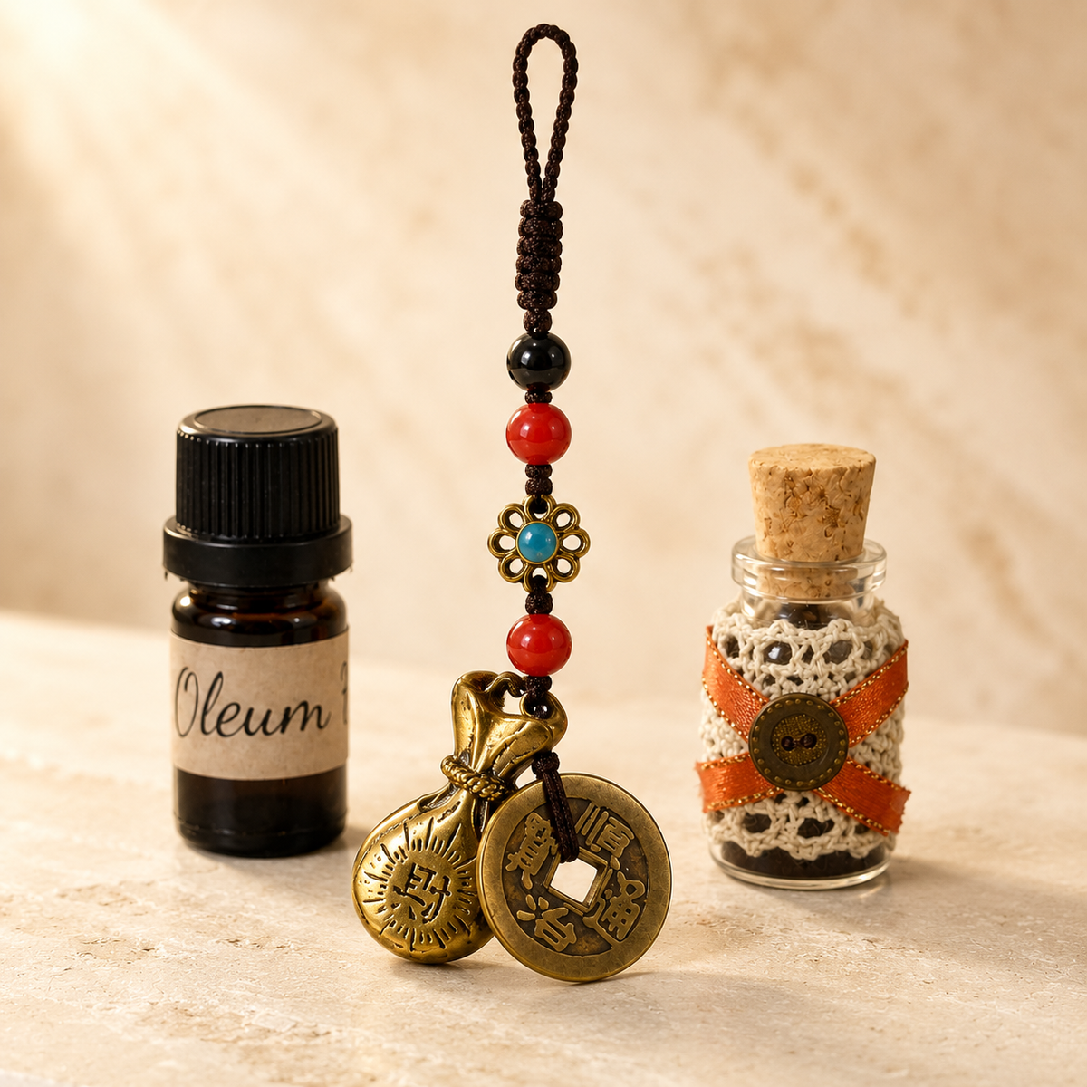 Amuleto Chino de la Suerte y Prosperidad Feng Shui | Kit Ritual
