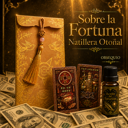 Preventa: Sobre de la Fortuna – Natillera de Ahorro Mágico “Plata Atrae Plata” + Aceite del Esturión de Obsequio