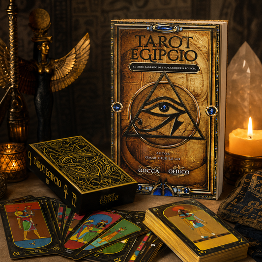 Libro Tarot Egipcio + Baraja de 78 Cartas | El Libro Sagrado de Thot